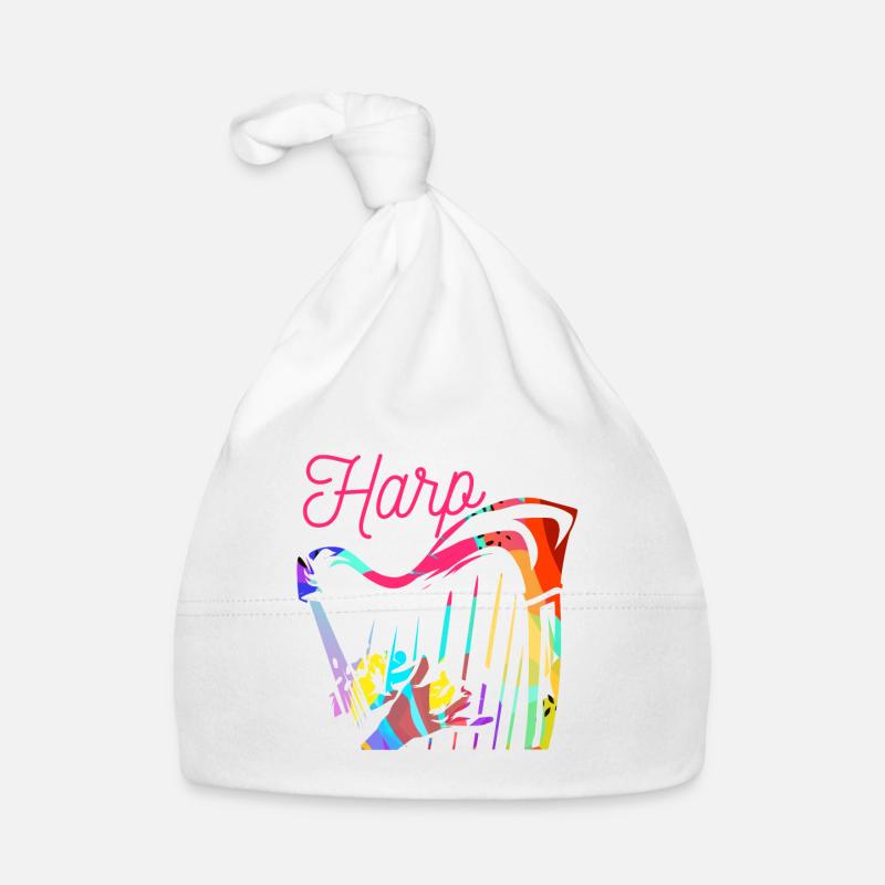 harpe - Bonnet bio Bébé - blanc