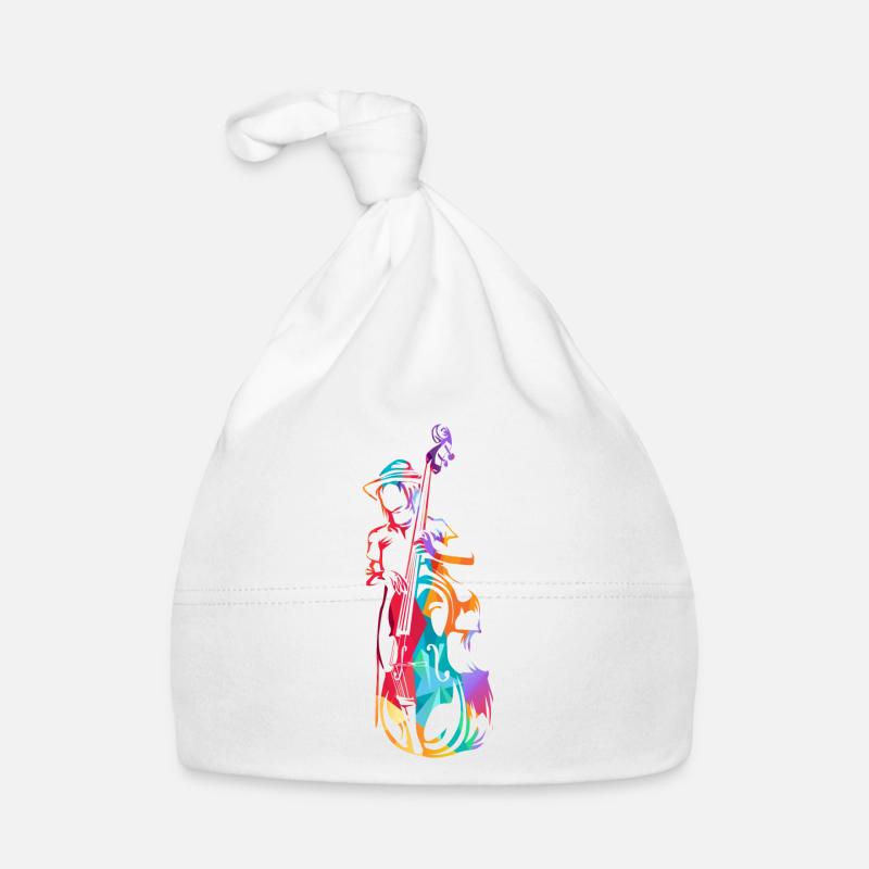 Double bass gift Organic Baby Cap