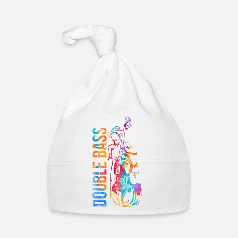 Le cadeau de la contrebasse Bonnet bio Bébé