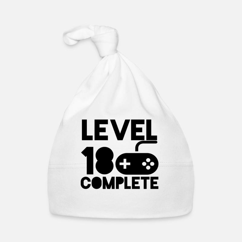 18ème anniversaire - Bonnet bio Bébé - blanc