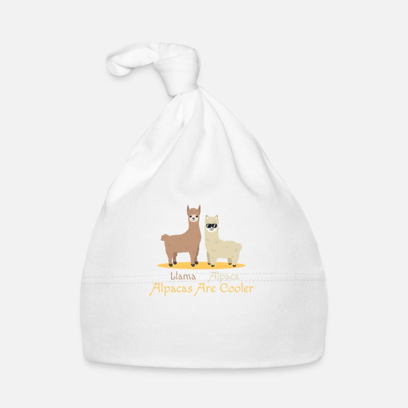 Llama Alpaca Are Cool Alpaca Animal Cute Cute Organic Baby Cap