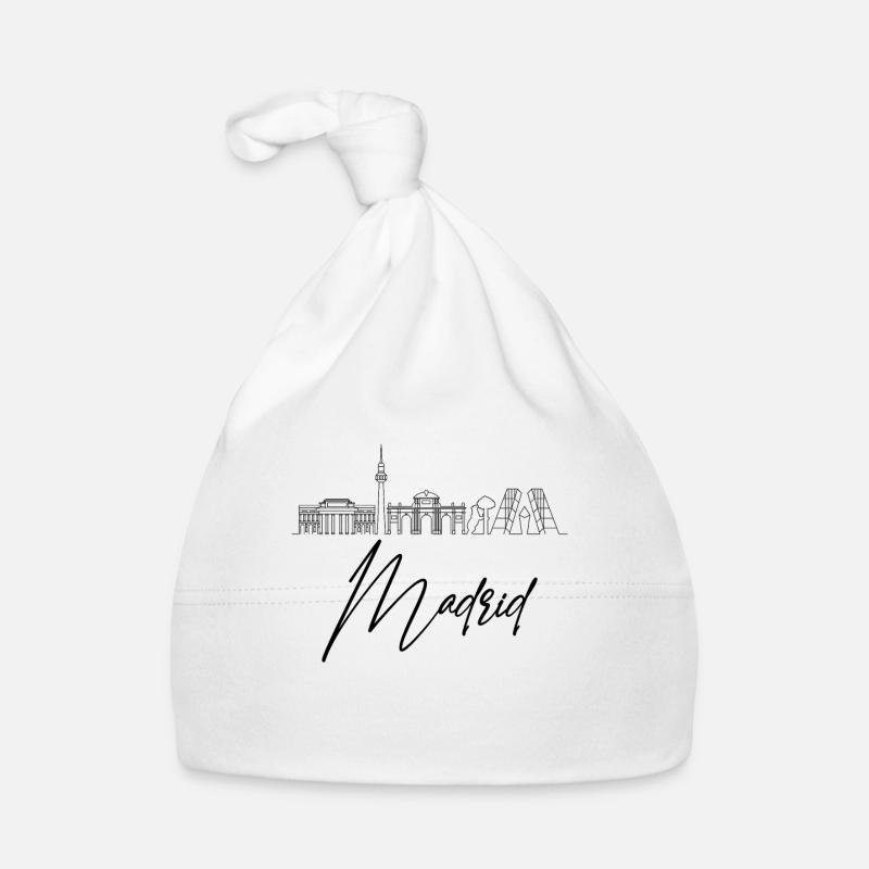 Madrid - Organic Baby Cap - white