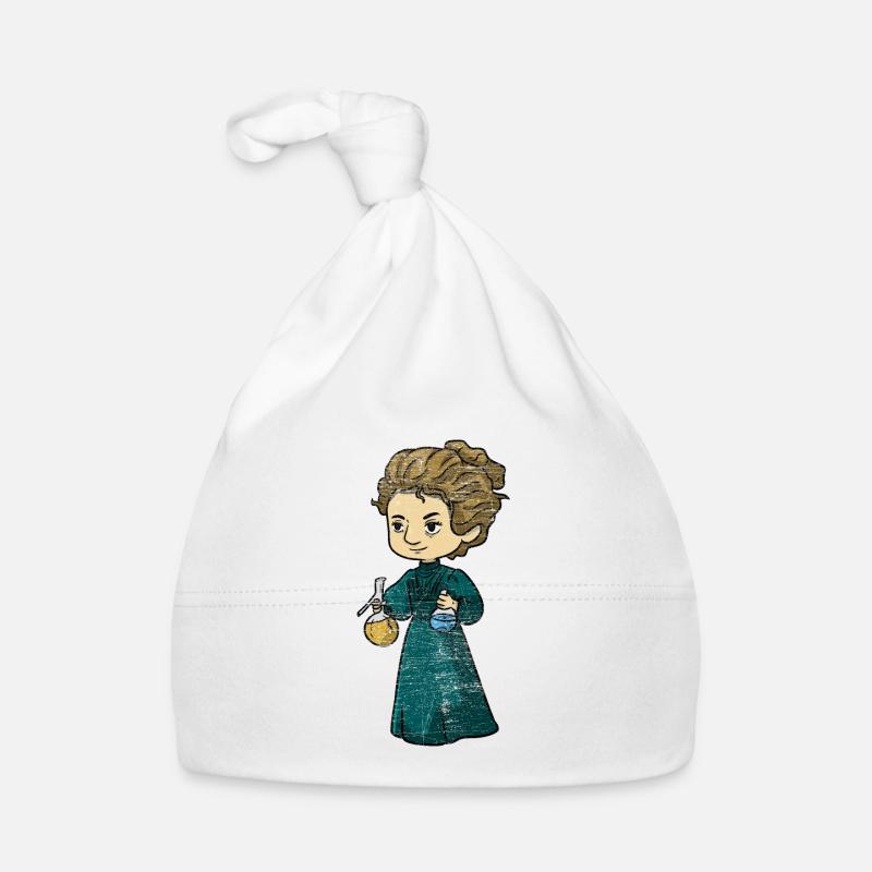 Cadeau Marie Curie Bonnet bio Bébé