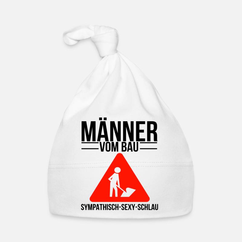 Bauarbeiter Baby Bio-Mütze