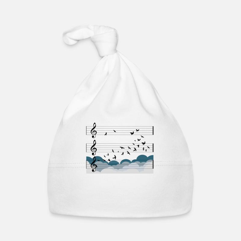 Musik Orchester Vögel Dirigent Chor Frei Geschenk Baby Bio-Mütze