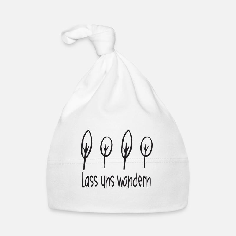 Wandern - Lass Uns Wandern Baby Bio-Mütze