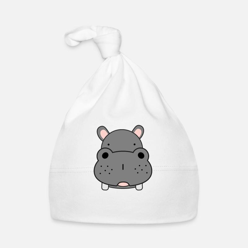 hippo Organic Baby Cap