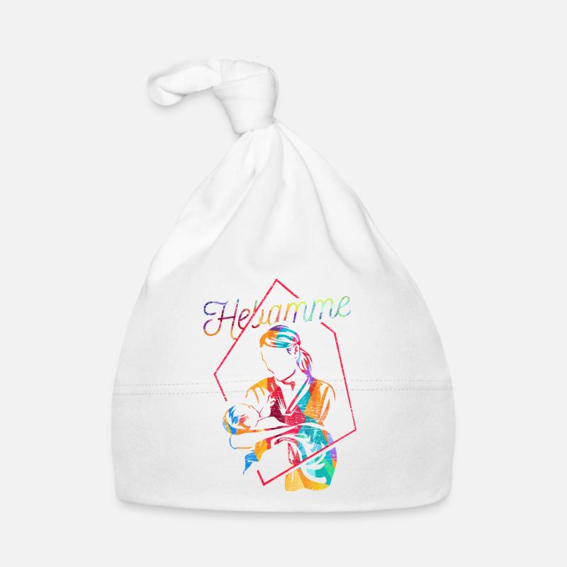 Hebamme Geschenk Baby Bio-Mütze