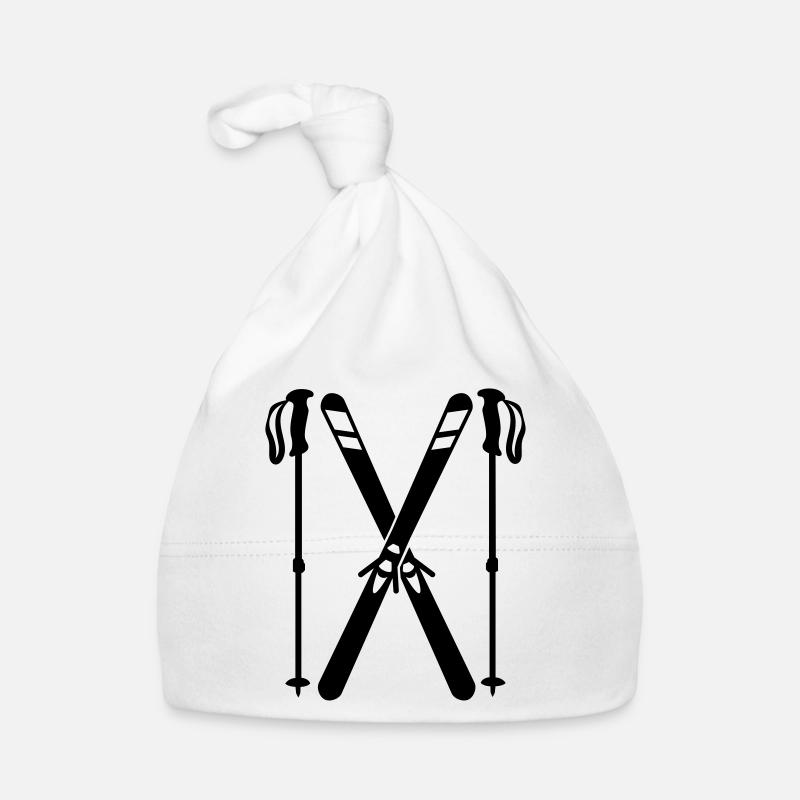 skiing Organic Baby Cap