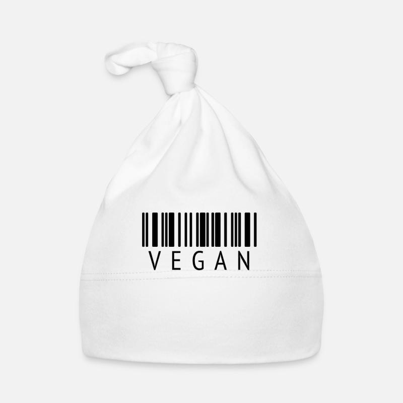 Design VEGAN avec code-barres - T-shirt pour véganes Bonnet bio Bébé