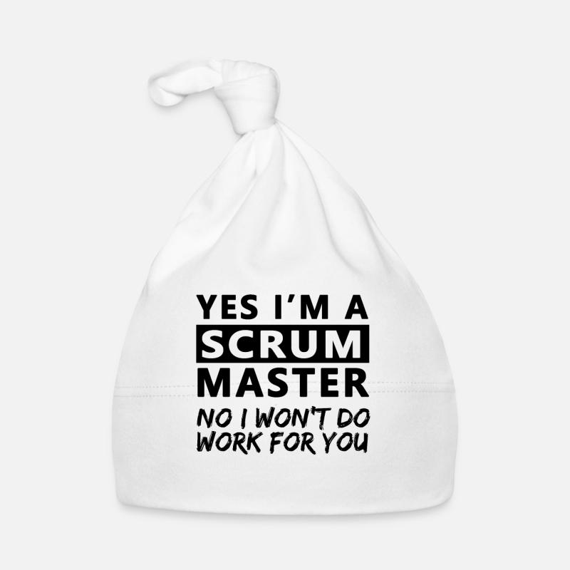 Scrum Master Gift Certified Scrum Master Organic Baby Cap