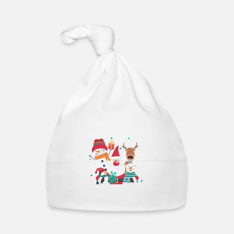 Christmas Squad Goals Organic Baby Cap