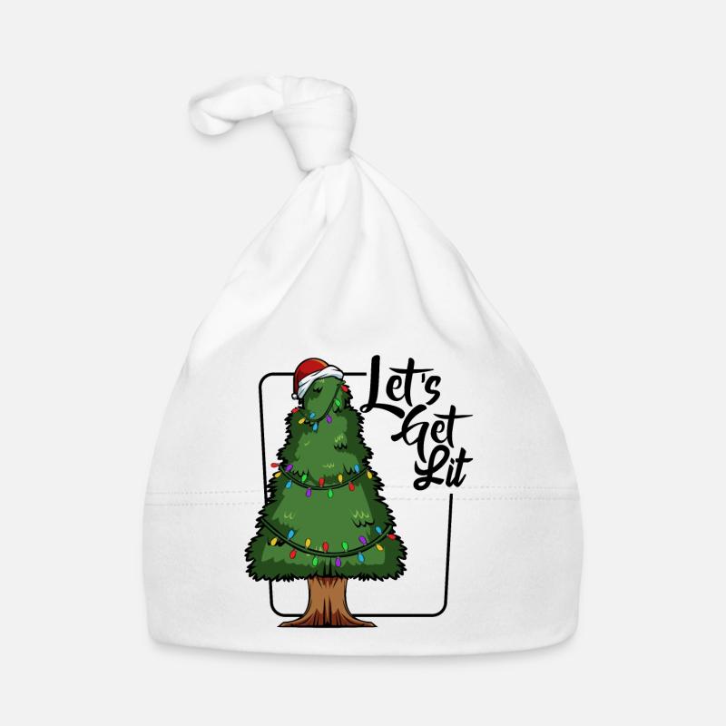 Weihnachtsbaum Baby Bio-Mütze