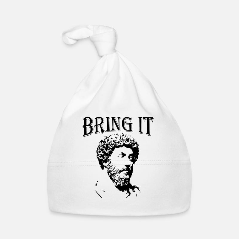 Bringen Sie es | Marcus Aurelius Stoizismus Baby Bio-Mütze