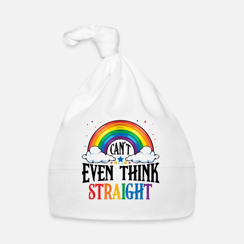 LGBT - Baby Bio-Mütze - Weiß