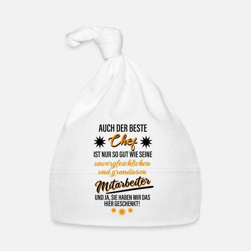 Der Beste Chef Der Welt Baby Bio-Mütze