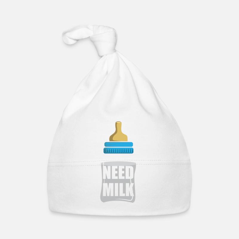 Need Milk Baby Flasche Mutter Füttern Geschenk Baby Bio-Mütze