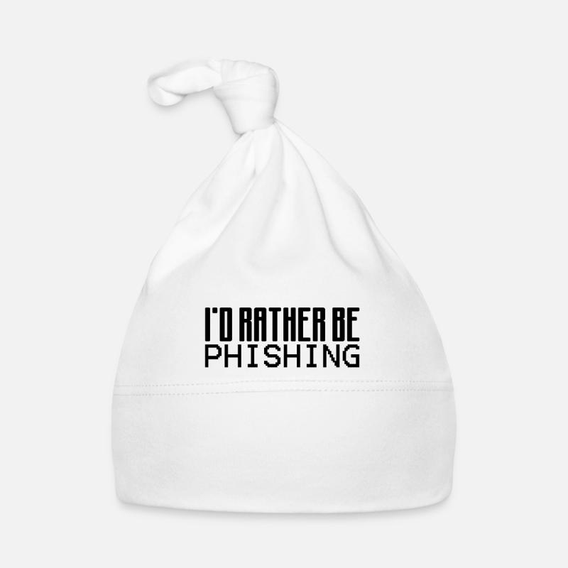 Funny Hacker Gone Phishing Organic Baby Cap