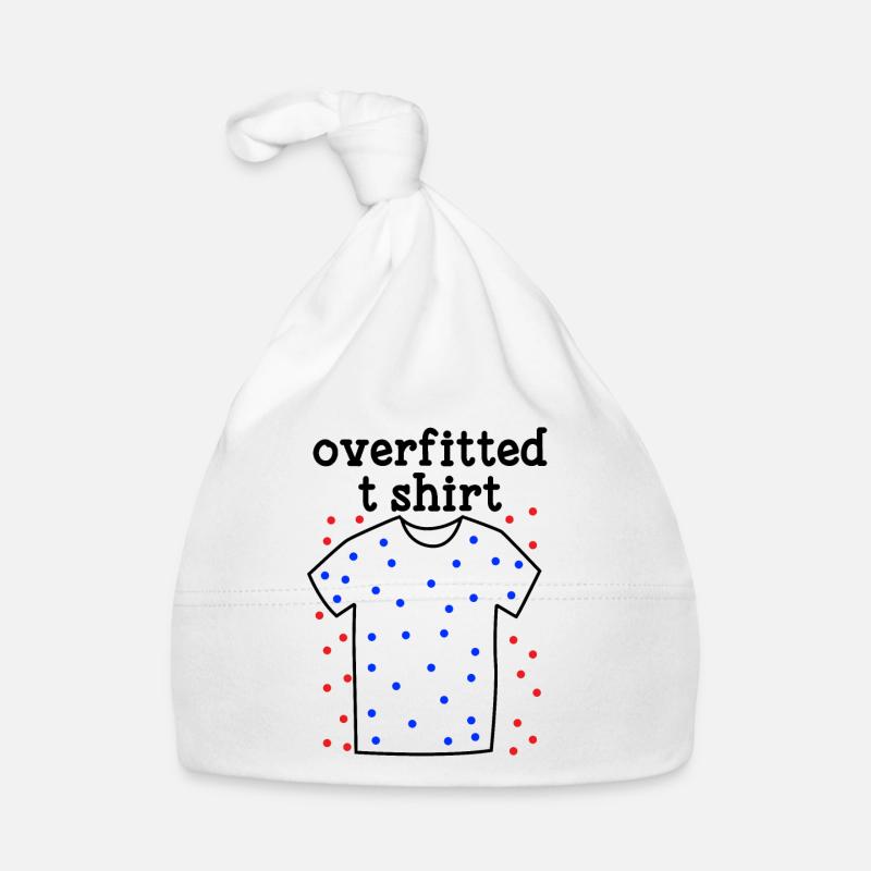 Machine Learning Overfitted T-Shirt Baby Bio-Mütze
