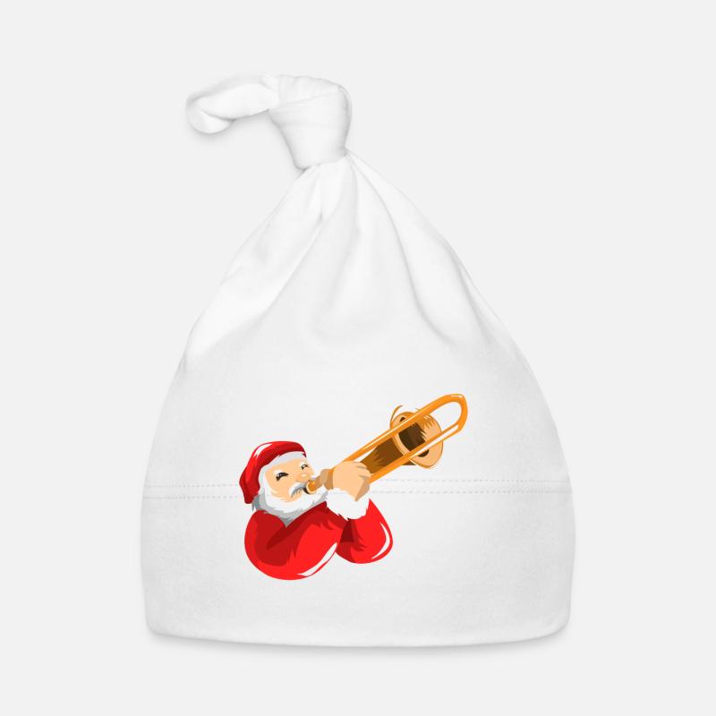 Trombone Père Noël Bonnet bio Bébé