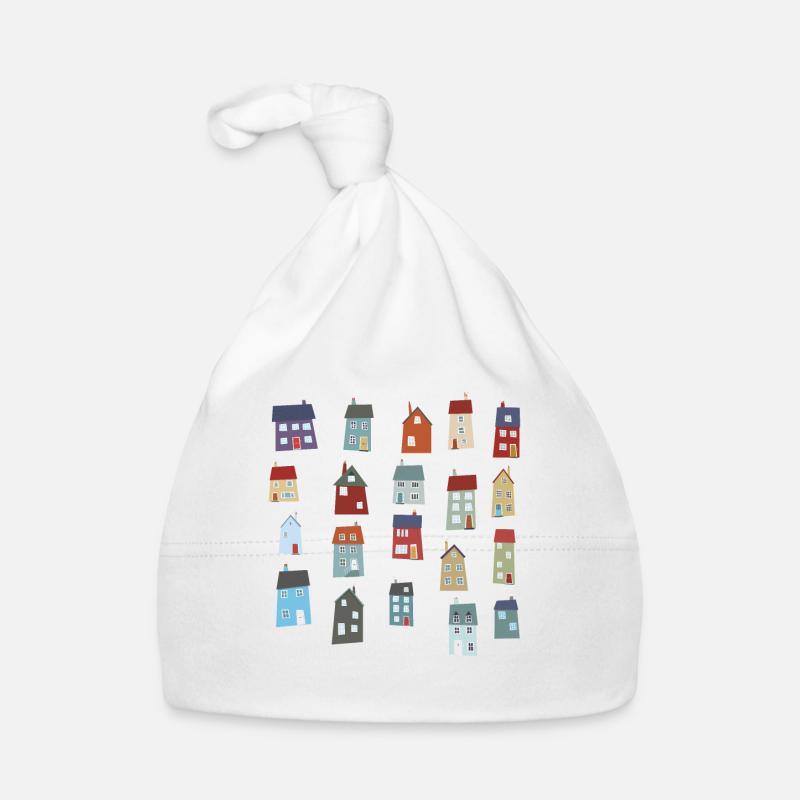 Kleine Häuser Baby Bio-Mütze