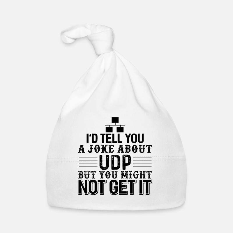 Informatik UDP Witz Baby Bio-Mütze