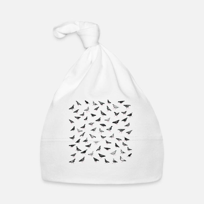 Pigeons Doing Pigeon Things Bonnet bio Bébé