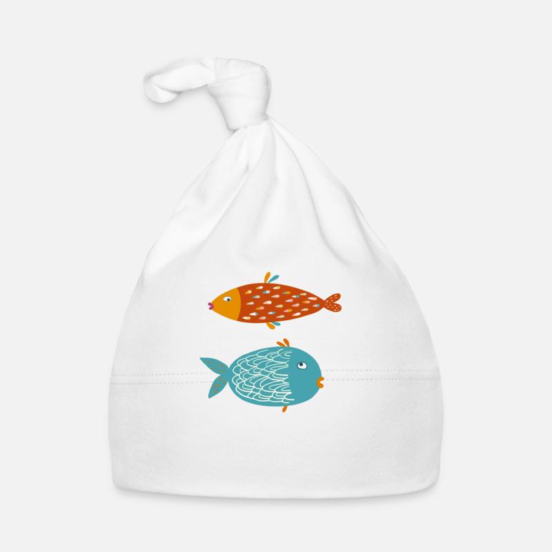 Sarcastic Fish Organic Baby Cap