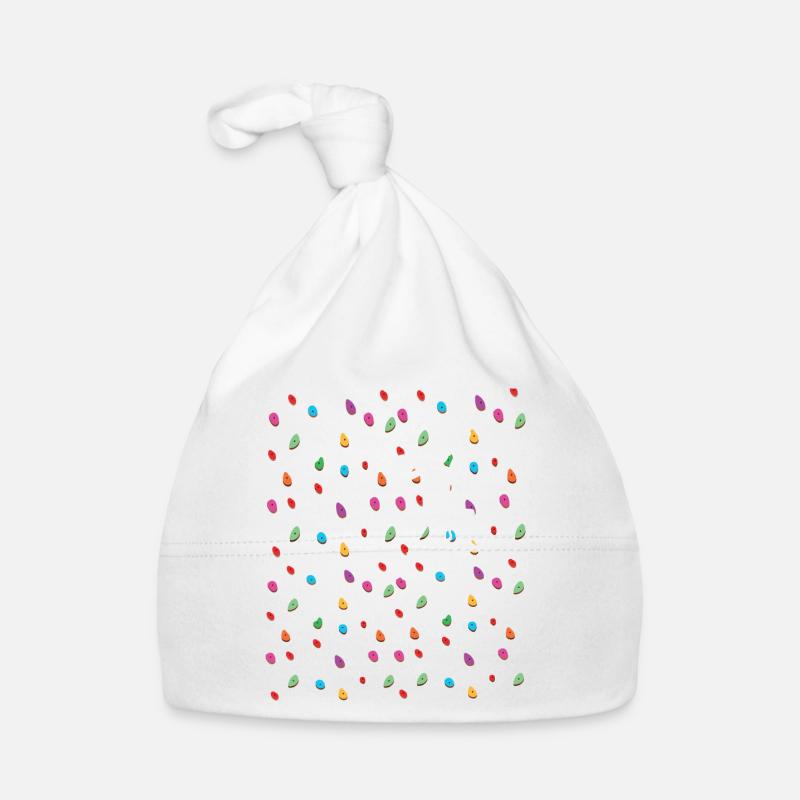 Klettern Bouldern Kletterwand Boulder Geschenkidee Baby Bio-Mütze