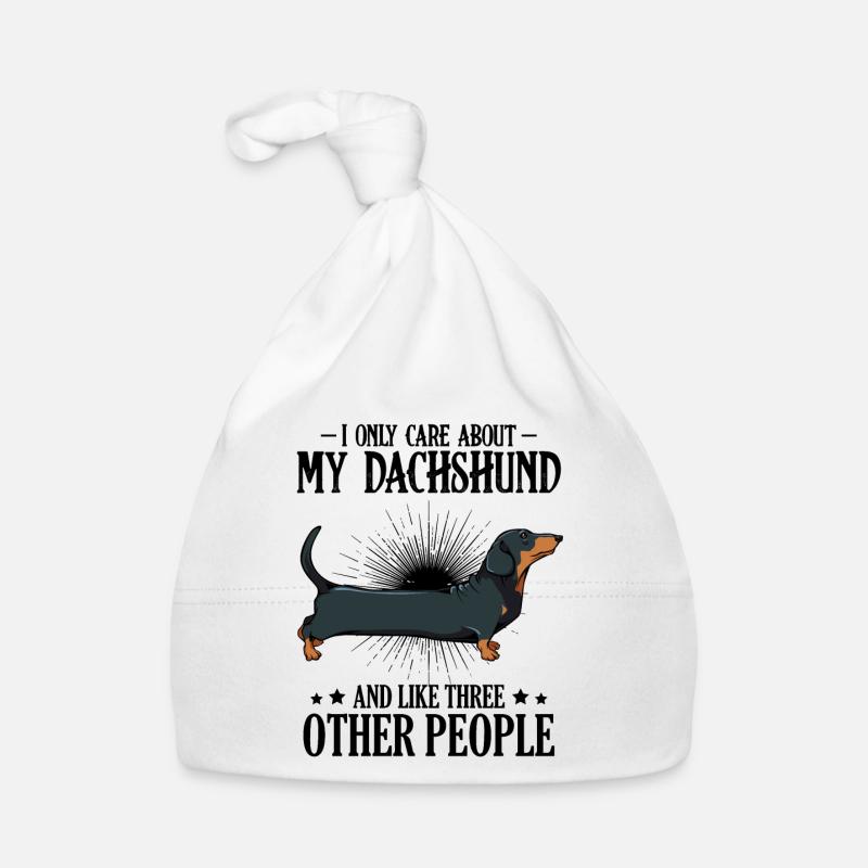 Dackel Baby Bio-Mütze