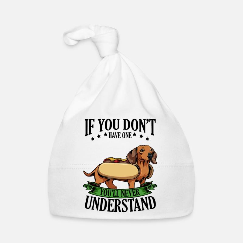 dachshund Organic Baby Cap