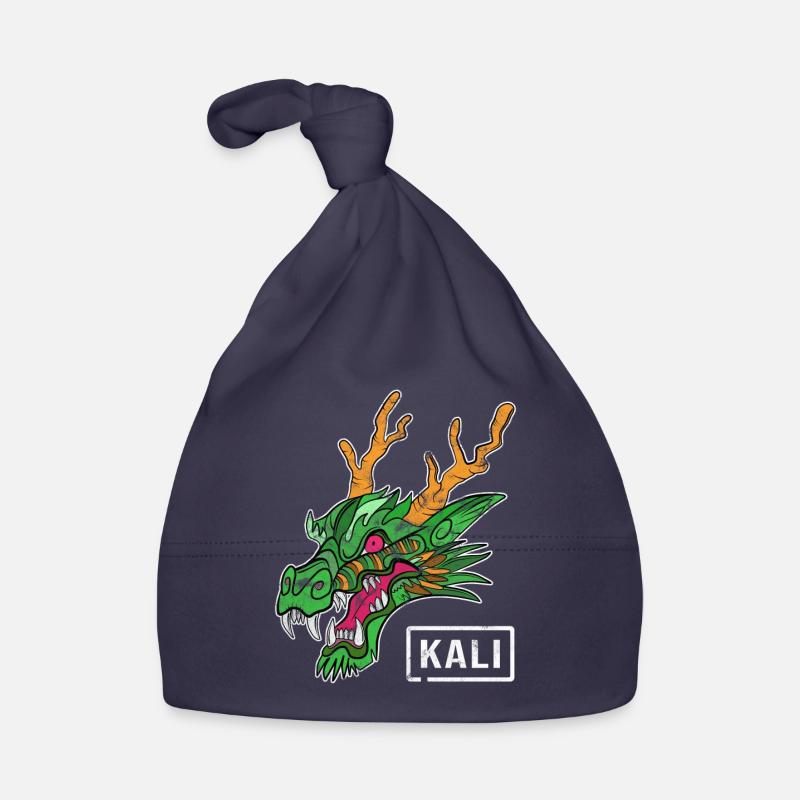 Kali Linux Computer Administrator Tux Dragon Head Organic Baby Cap