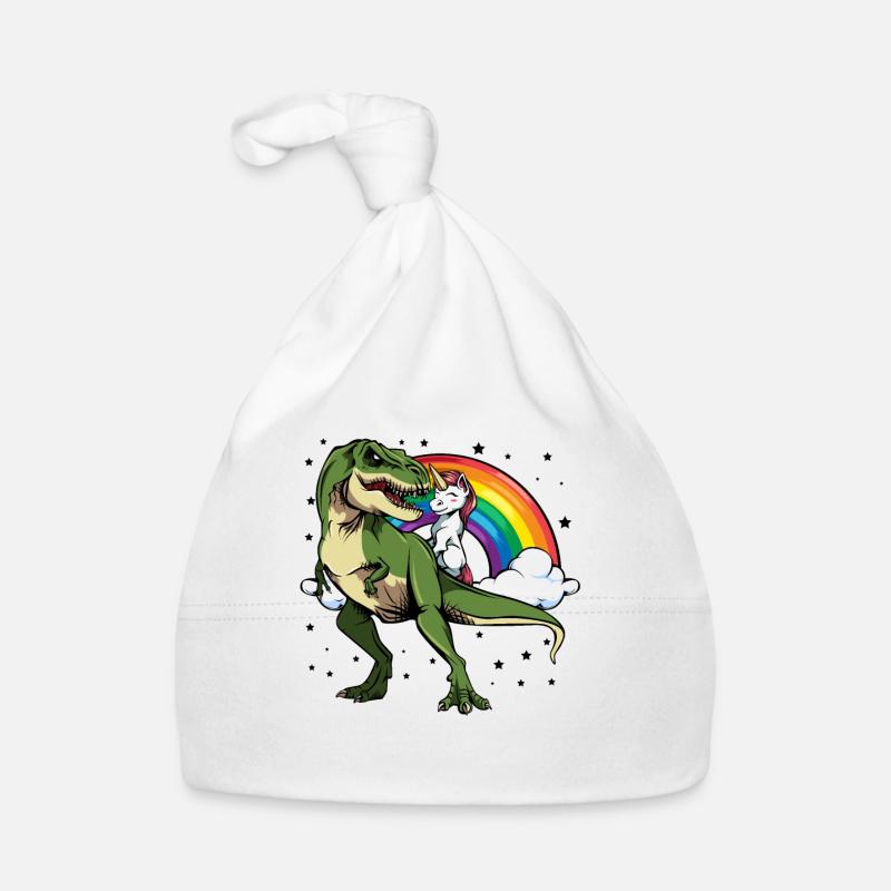 Einhorn - Baby Bio-Mütze - Weiß