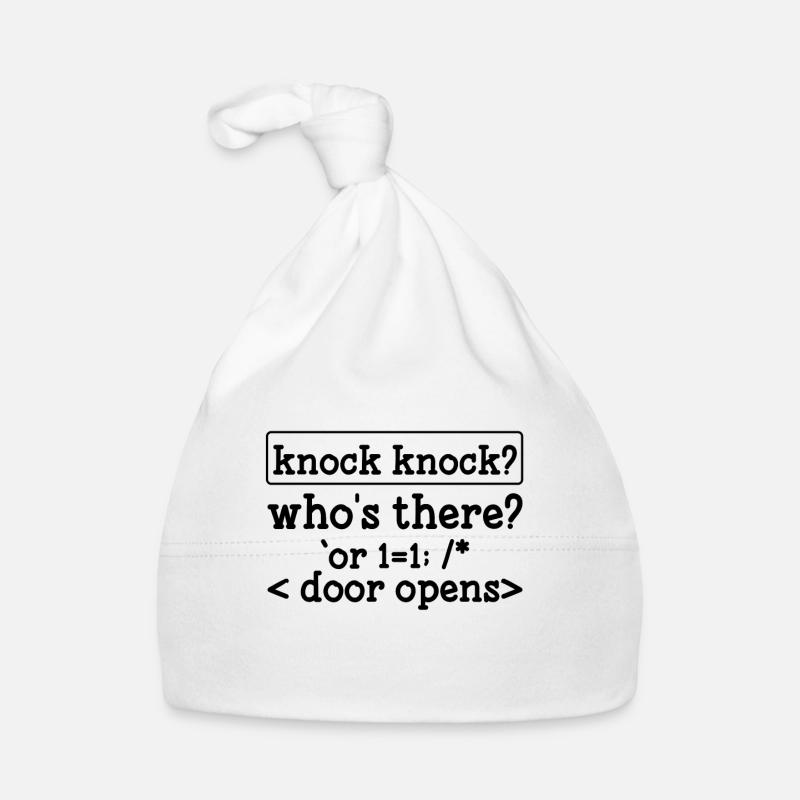 Lustiger Hacker Humor Programmierer Baby Bio-Mütze