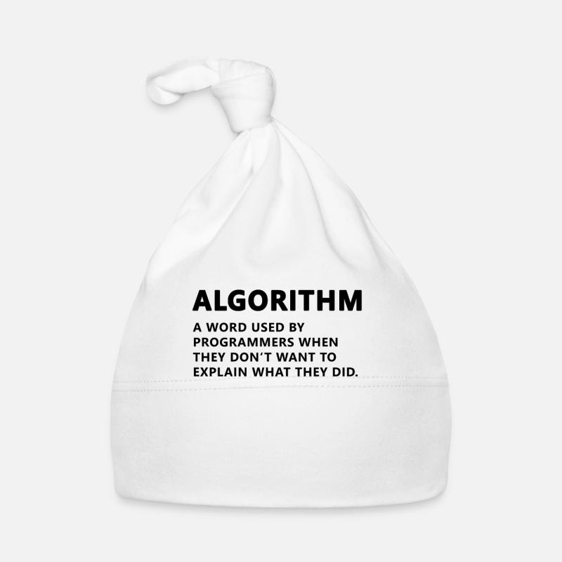 Programmierer Algorithmus Definition Baby Bio-Mütze