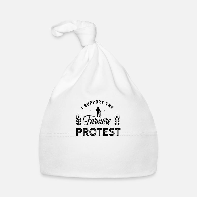 Bauernprotest Bauer Demonstration Baby Bio-Mütze