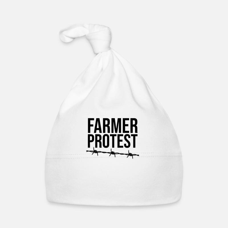 Demo BaUer Protest Traktor Bauern Bauernprotest Baby Bio-Mütze