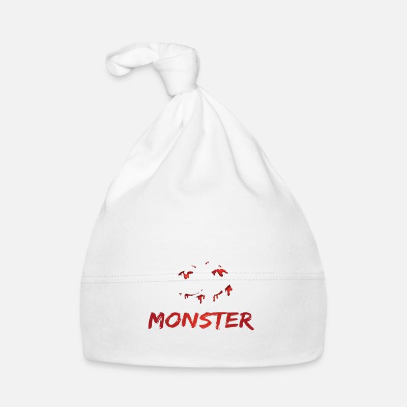 The Flying Spaghetti Monster Pastafari Athées - Bonnet bio Bébé - blanc