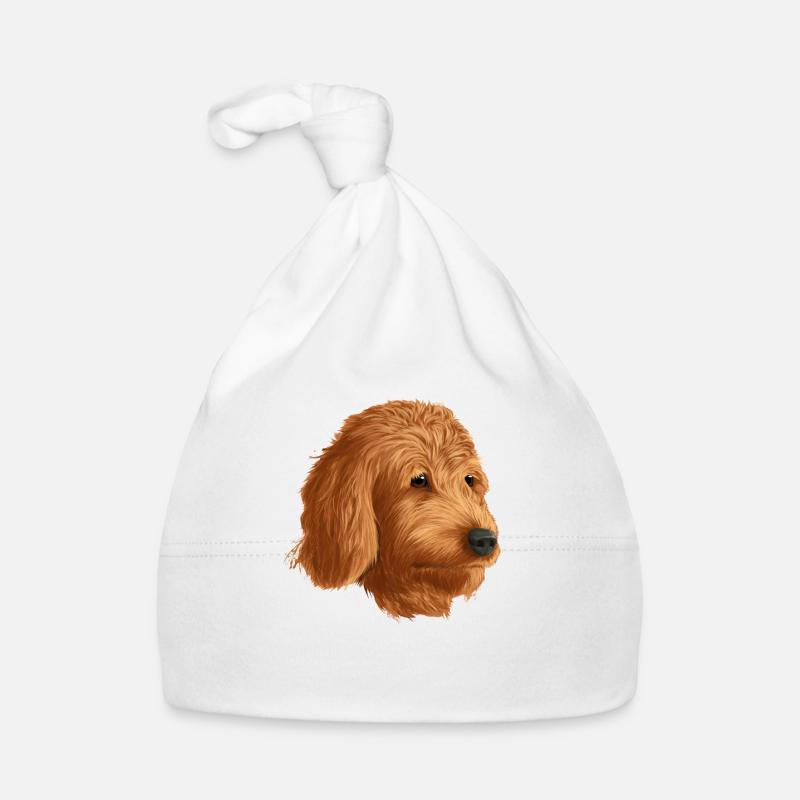 Goldendoodle Hund Baby Bio-Mütze