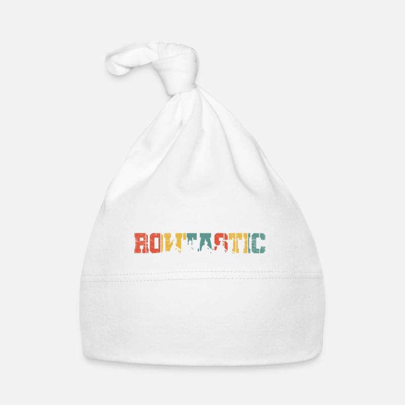 Retro rowing rower gift I eighth rowing - Organic Baby Cap - white