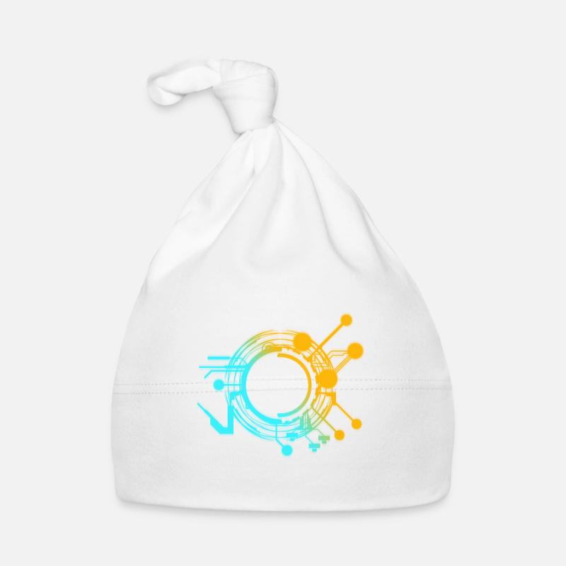 Bitcoin - Bonnet bio Bébé - blanc