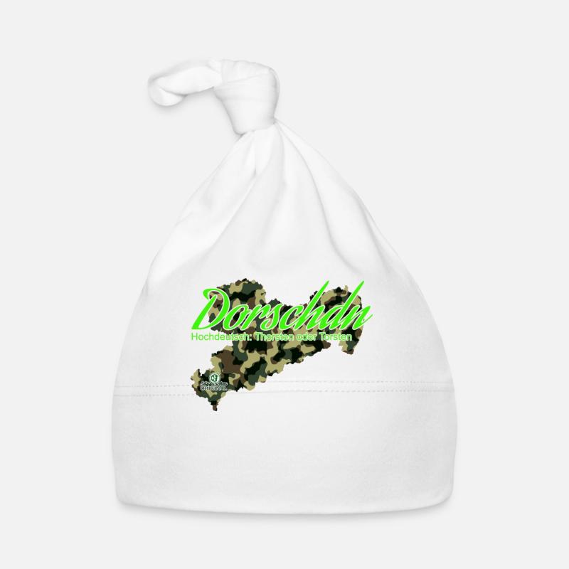 Dorschdn - Thorsten or Torsten - Säggsch - Organic Baby Cap - white