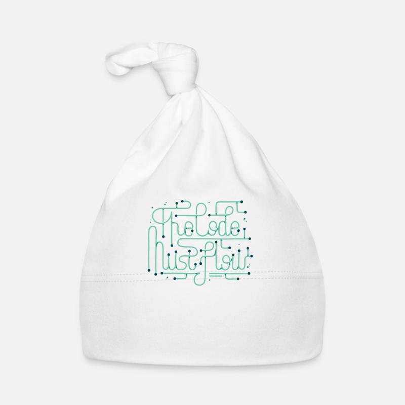 Programming Coder Developer Code Must Flow Organic Baby Cap