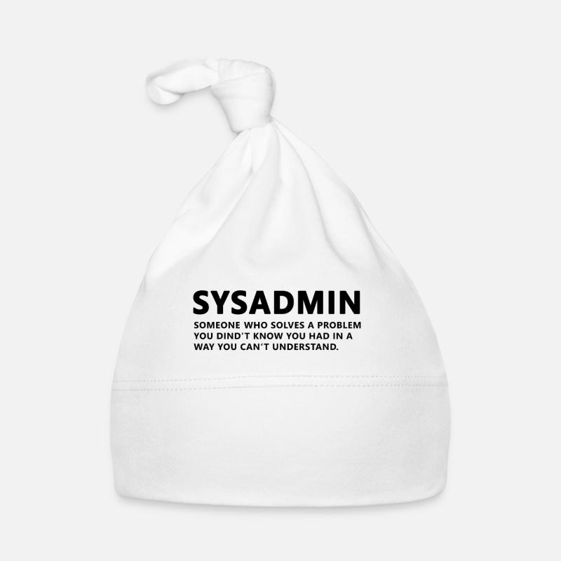 Sysadmin Organic Baby Cap
