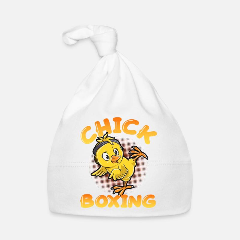 Chick Boxing Kickboxen Kickboxing Küken Baby Bio-Mütze
