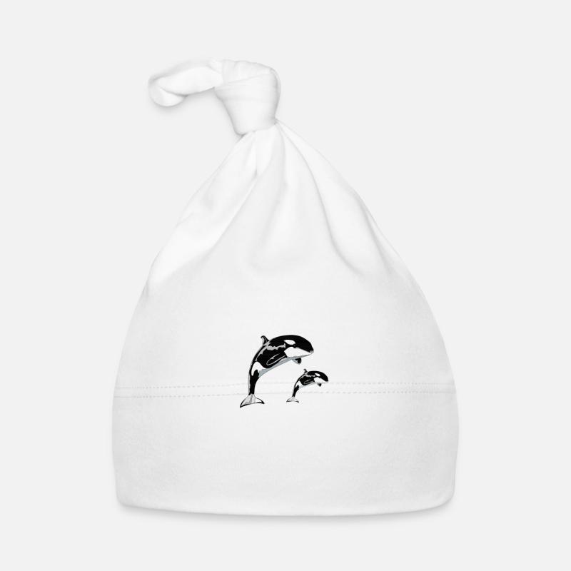Orca Wales sautant Bonnet bio Bébé