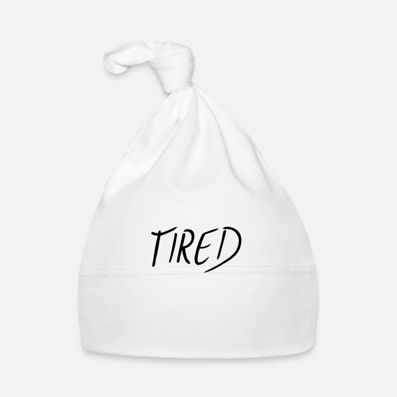 Tired tired Organic Baby Cap
