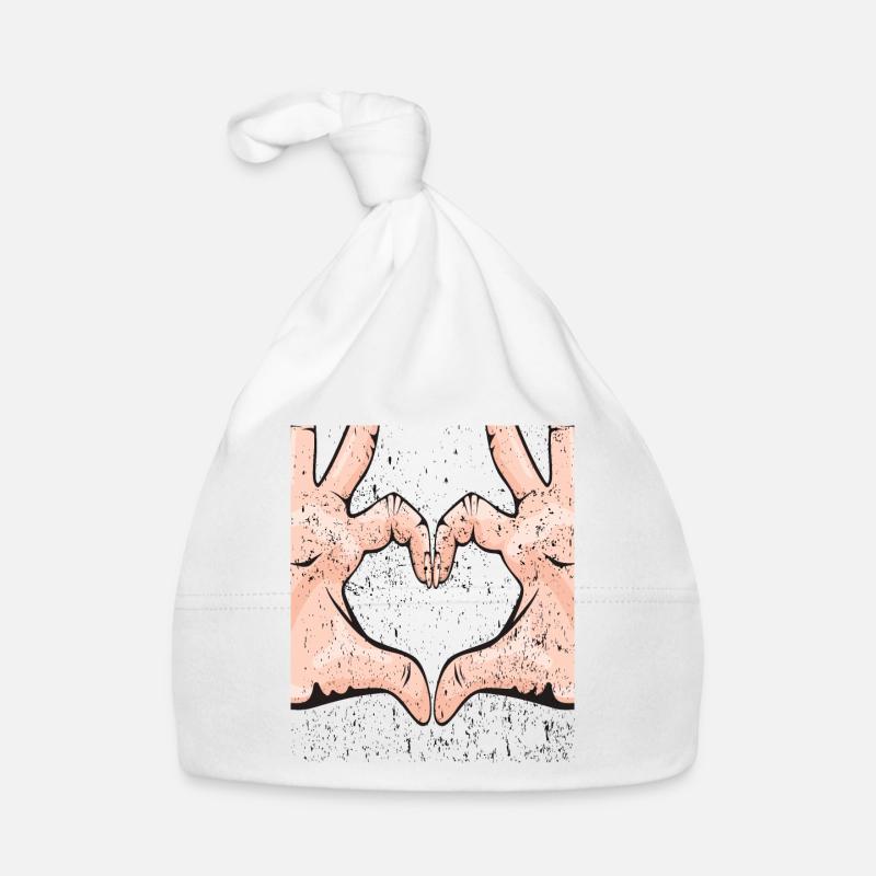 COEUR MAINS IDÉE CADEAU Bonnet bio Bébé