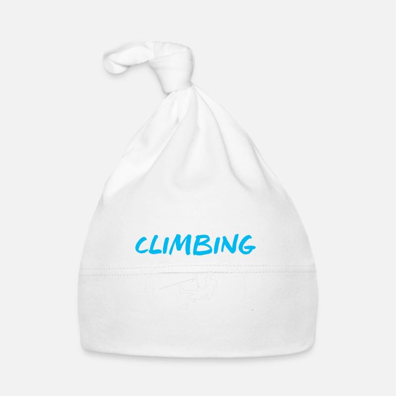 Bergsteigen Bergsteiger Climbing Klettern Berge Baby Bio-Mütze