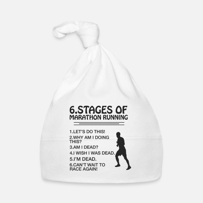 Marathon Etappe Lustig Baby Bio-Mütze
